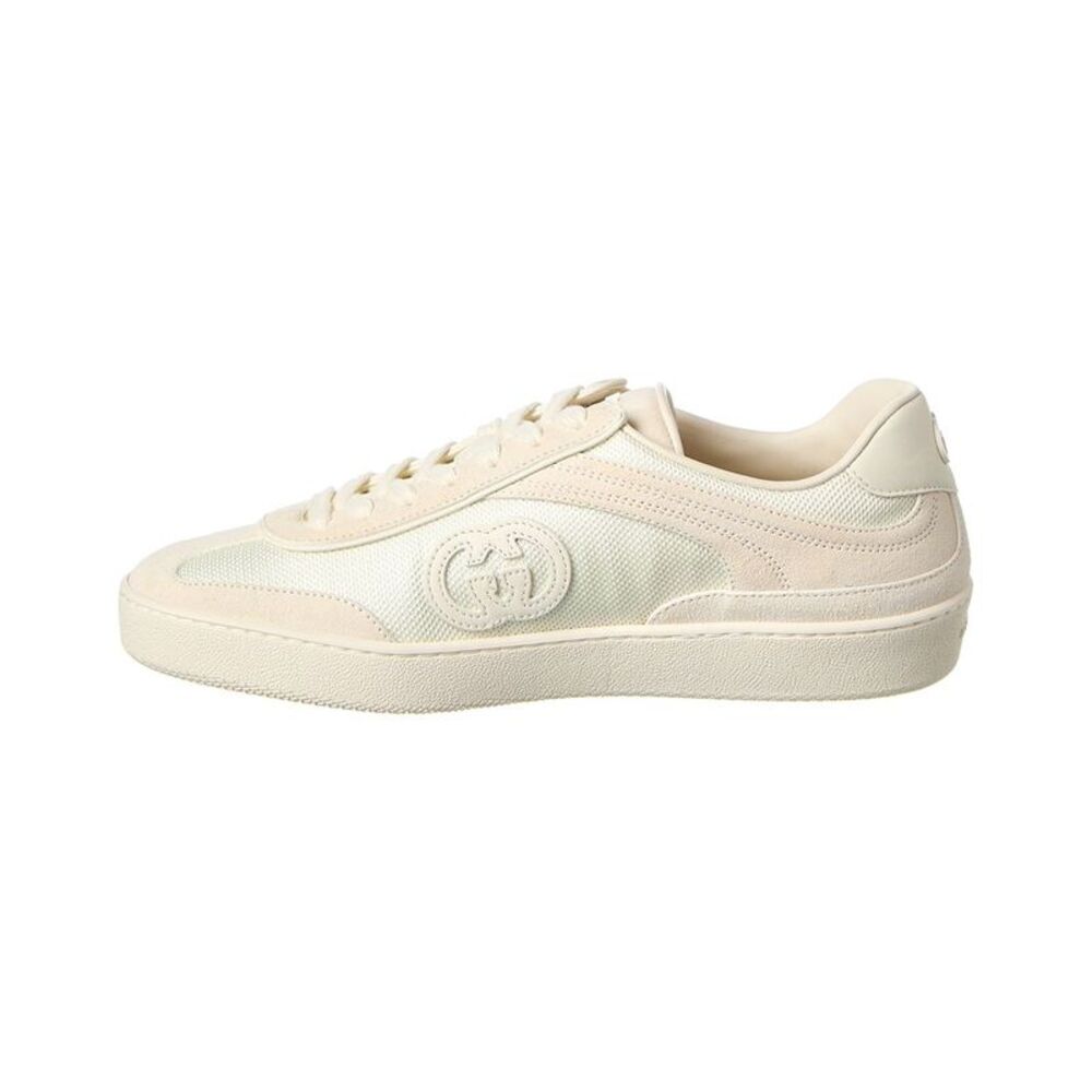 Gucci G75 Canvas & Suede Sneaker - Picture 2 of 5